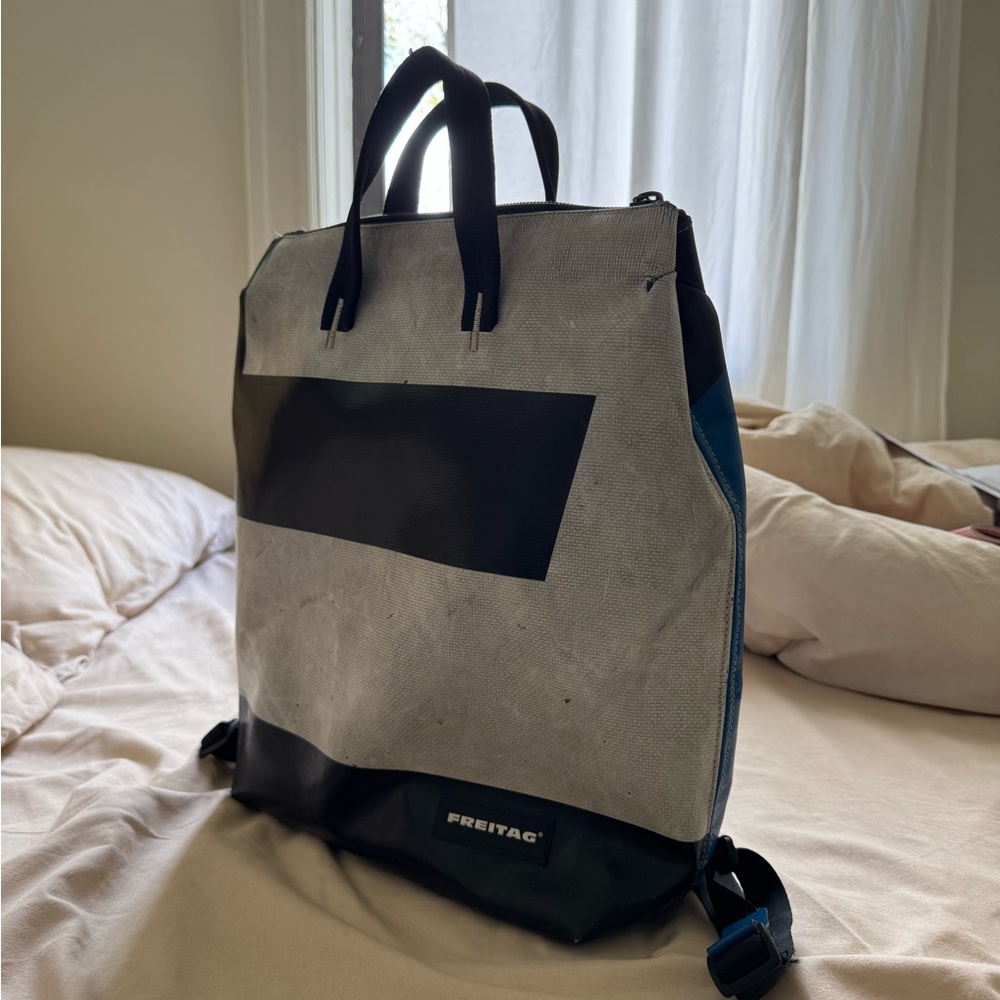Freitag Black and Gray F201 Pete
